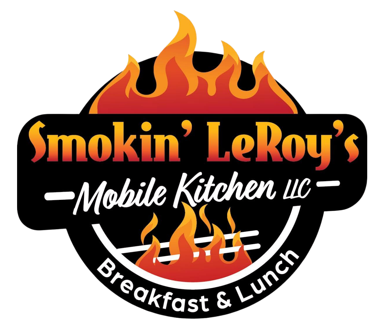 Smokin' LeRoy's Mobile Kitchen LLC Logo