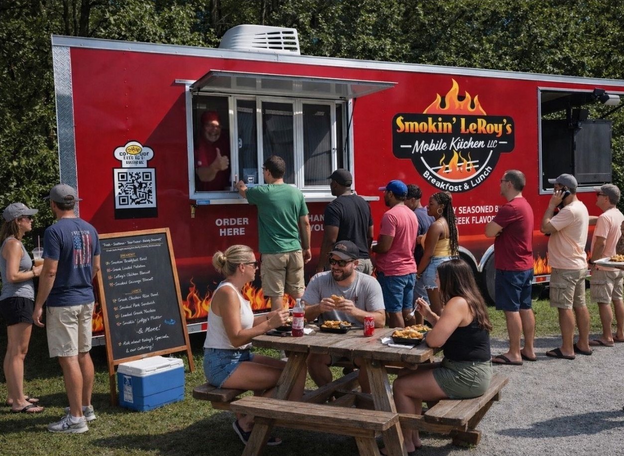 Smokin' LeRoy's food truck